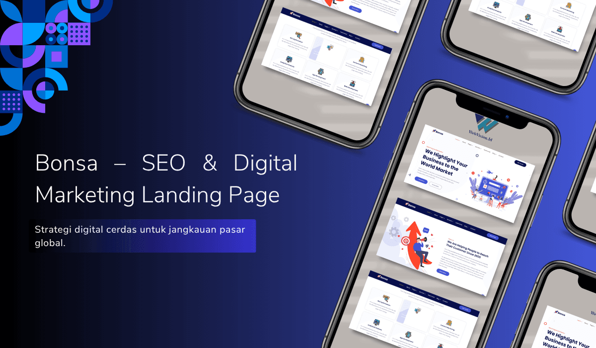 Bonsa – SEO & Digital Marketing Landing Page